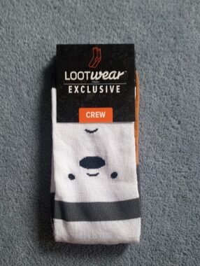 loot Crate Exclusive We Bare Bears Socks